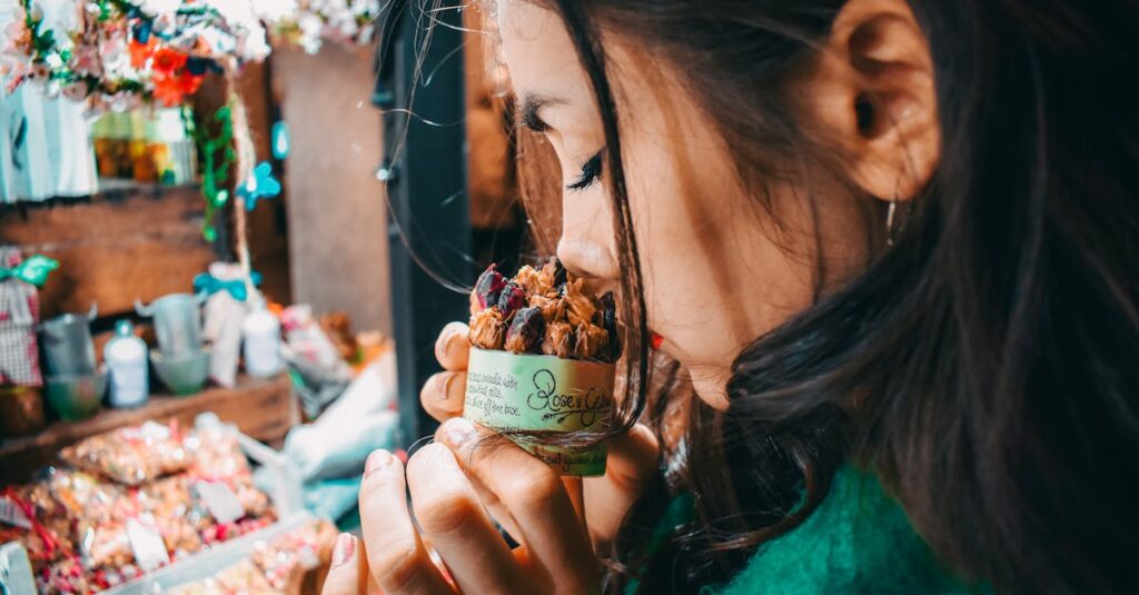 贈り物としての体験価値を象徴する和の空間。美しい和紙の包装や高級感ある演出が特徴。