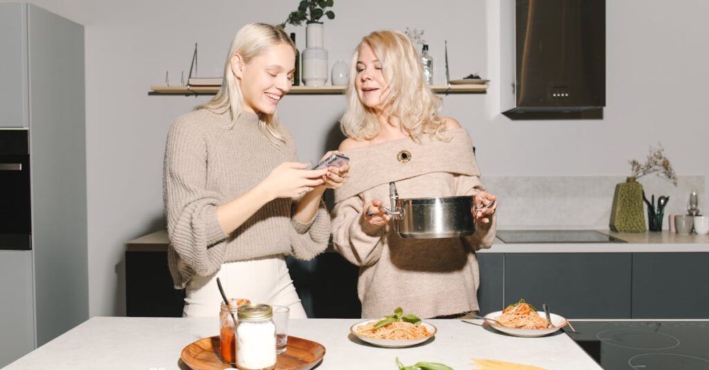 家族みんなで高級しゃぶしゃぶを囲んで笑顔で過ごす幸せな食卓。